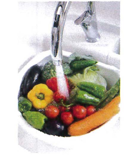 野菜の洗浄殺菌
